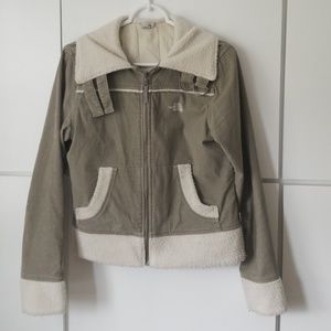 Vintage North Face jacket sherpa corduroy